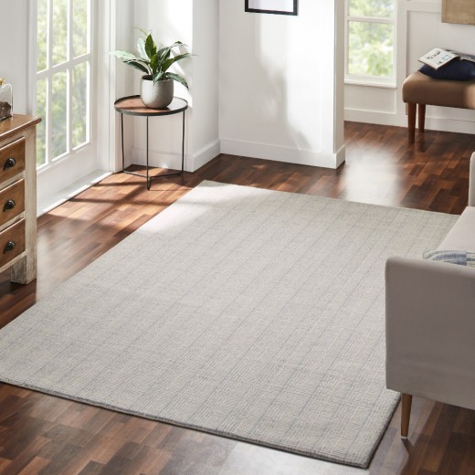 Custom Skylight Winter Mint, 100% Wool Area Rug
