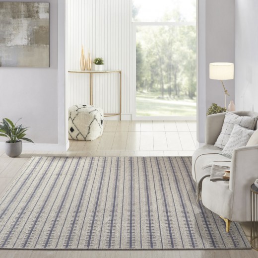 Custom Waterfall Lakeside, 100% New Zealand Wool Area Rug